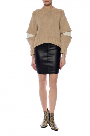 Zip detail braided sweater, zdjęcie 2 Zip detail braided sweater od Alexander McQueen